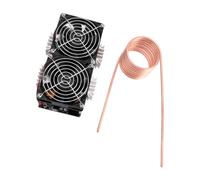 NRVTRE Módulo Calentador de inducción de Bobina de Tubo de Cobre, Placa Abierta ZVS, 12 a 48 voltios para pequeños Trabajos de Soldadura Fuerte y fusión de Metales
