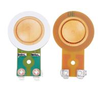 NRVTRE Reemplazo de Membrana de Resina de bobinas de Voz triples, 2 uds | Cabezal impulsor de membrana de resina para reparación de altavoces, diafragma de altavoz profesional, sonido claro