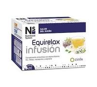Ns Equirelax Infusión 20 Sobres - Pack de 2, Formato Ahorro de Mezcla de Plantas Tradicionales en Filtros para el Soporte del Sistema Nervioso