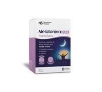 Ns Melatonina Plus Triptófano 30 Comprimidos - Pack de 2, Formato Ahorro de Fórmula Nutricional Bicapa para la Conciliación del Sueño, la Relajación Fisiológica y el Soporte del Sistema Nervioso