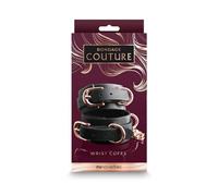 Ns Novelties Bondage Couture Puños para muñeca Black 29 cm