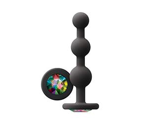 Ns Novelties Glams Ripple Rainbow Gem Black 9x2,7 cm