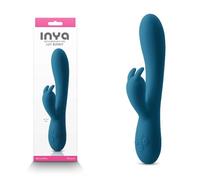 Ns Novelties Inya Luv Bunny Vibrador Dúo Dark Teal 11,4x3,4 cm