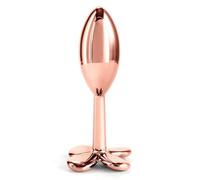 NS Novelties Rear Assets Clover Anal Plug Rose Gold 9,2 cm