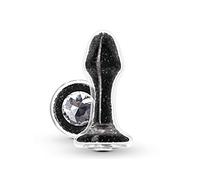 Ns Novelties Stardust Glam Anal Plug Black 6,6x3,5 cm