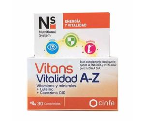 NS Vitans A Z 30 Comprimidos - Energía y Vitalidad