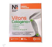 Ns Vitans Colágeno 30 Sobres - Reduce Dolor Articular