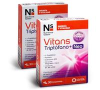 Ns Vitans Triptófano + Neo. Pack x2. 60 comprimidos en total. Mejora el estado de ánimo.