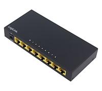 NS0117 Ethernet Switch DC enchufe, conector RJ45 x8 negro LOGILINK