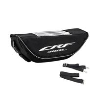 NSADDKF Bolsa de Alforja Cuero para Moto, Manillar Imperme para Hon@&da CRF450RL CRF450L CRF300L CRF250L CRF 250 300 450 L Bolsa De Almacenamiento para Manillar Impermeable Y A Prueba De Polvo