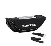 NSADDKF Bolsa de Alforja Cuero para Moto, Manillar Imperme para ZONTES G1-125 2021-2022 Accesorios De Motocicleta Bolsa Impermeable Bolsa De Almacenamiento Manillar Bolsa De Herramientas De Viaje