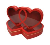 Nsaroche 2 Cajas de Regalo para El Día de Valentín, Joyeros, Regalos para El Día de Valentín, Rojo, tal como se describe
