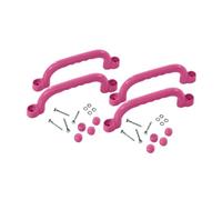 Nsaroche 4 Piezas de Agarres para Escalada, Accesorios para Al Aire Libre, Casas en Los árboles, Jardines Y Parques de a, Rosa