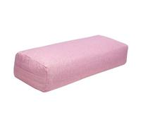 Nsaroche Almohada Bolster Rectangular Ligera para Soporte en Posiciones Balanceadas Cojín de Espuma Lavable con Cubierta Extraíble y Mango Fácil de, Rosa