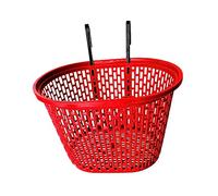 Nsaroche Cesta, Cesta Plegable, Cesta con Rueda Delantera, Cesta de, Cesta de Almacenamiento, Extraíble con Ganchos Y Gran Capacidad para, Rojo