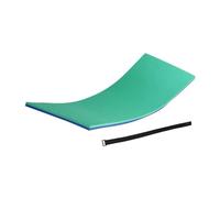 Nsaroche Colchoneta Flotante Esterilla Flotante Manta Acuática Cama de Espuma XPE Insumergible y Ligera Adecuada para Actividades en, Verde Azul