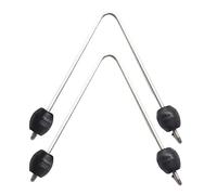 Nsaroche Cordón Wishbone de de Pesca Cuerda con Tope Fácil de Instalar Equipo de Goma Tapón en Forma de Cono Adecuado para Ejercicios Deportes Acuáticos, Acero Inoxidable