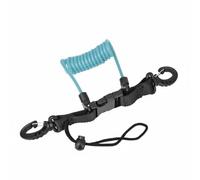 Nsaroche Correa para Cámara de Buceo Enrollable con Diseño Ergonómico Doble Sujeción Protección de Equipos y Material Antideslizante Adecuada para, Azul Lago