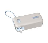 Nscdd Carcasa de silicona superior de sujeción ajustada y forma ergonómica para bancos de carga, funda de almacenamiento para uso de 10000 mAh