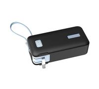 Nscdd Carcasa de silicona superior de sujeción ajustada y forma ergonómica para bancos de carga, funda de almacenamiento para uso de 10000 mAh