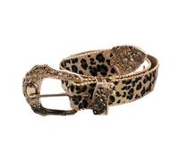 Nscdd Cinturón estampado de mujer para jeans, falda, ribete de cuentas, pantalones elegantes de los años 2000, ropa de niña, decoración de cintura, cinturón de fiesta, caqui, Talla única