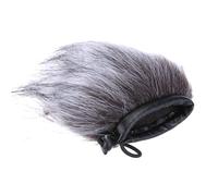 Nscdd Funda para micrófono de viento peludo artificial para exteriores para Zoom H1N, práctica grabadora de parabrisas