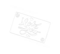 Nscdd Plantilla para decoración de tartas, para decoración de galletas, herramienta para hornear, para cupcakes, bodas, fondant, fiestas, suministros de pintura