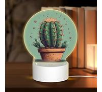 NSDdefAWCGT Luz nocturna acrílica dibujada a mano con luz nocturna LED USB para decoración del hogar, Navidad, cumpleaños, boda, regalos