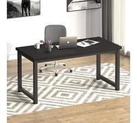 NSdirect Escritorio para computadora de 63 pulgadas, mesa de PC de estilo moderno y simple, estación de trabajo ancha para estudio, escritura, juegos y oficina en casa, mesa de madera extra de 1