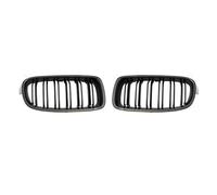 nserto Parrilla Parachoques Para F30 F31 F35 2012-2018 320i 325i 328i Rejilla Listón Doble Riñón Delantero Coche ABS Negro Patrón Carbono(Double Line Carbon pattern)