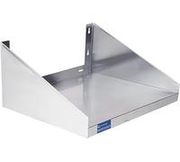 NSF Certified Commercial Stainless Steel Wall Shelf with Raised Side Guards, 30"L x 12"D Heavy Duty Storage Rack for Kitchen Organization, Restaurant, Garage, and Laundry Room(30" Long x 18" Deep)
