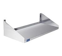 NSF Certified Commercial Stainless Steel Wall Shelf with Raised Side Guards, 30"L x 12"D Heavy Duty Storage Rack for Kitchen Organization, Restaurant, Garage, and Laundry Room(36" Long x 18" Deep)