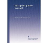 NSF grant policy manual