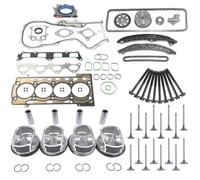 NSGMXT Kit de reparación de pistones compatible con A1 A3 E0s G0lf VI Je-tt a IV Ti-guan 1.4 FSI TSI 03C109469J 03C109571B