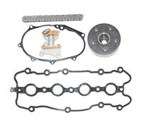 NSGMXT Regulador de árbol de levas y juego de cadena de distribución compatible con A3 A4 A6 TT Al-tea Le-on To-le-do Oc-ta-via 2.0 FSI 2.0 TFSI AXX BGB 06D103121B