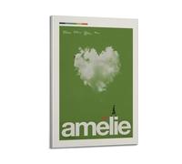 nshdahns Amelie - Póster de pared con diseño vintage para decoración de habitación, póster estético para dormitorio, 60 x 90 cm, estilo marco