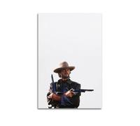 nshdahns Clint Eastwood - Póster de pared de estilo vintage, decoración de habitación, póster estético para dormitorio, 60 x 90 cm, estilo sin marco