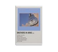 nshdahns Póster de Brothers in Arms para pared, diseño vintage, decoración de habitación, pósteres estéticos para dormitorio, 50 x 75 cm, estilo sin marco