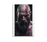 nshdahns Póster de God of War para pared, diseño vintage, decoración de habitación, póster estético para dormitorio, 30 x 45 cm, estilo sin marco