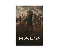 nshdahns Póster de halo para pared, diseño vintage, decoración de habitación, póster estético para dormitorio, 50 x 75 cm, estilo sin marco