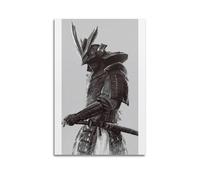 nshdahns Póster de samurái japonés para pared, diseño vintage, decoración de habitación, póster estético para dormitorio, 30 x 45 cm, estilo sin marco