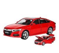 NSJGCQREL Fundición a presión 1:24 For Honda Accord Modelos Coches Aleación A Escala Colección Modelos Vehículos Prefabricados Miniatura Lujo Recuerdo(Red)