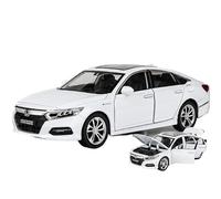 NSJGCQREL Fundición a presión 1:24 For Honda Accord Modelos Coches Aleación A Escala Colección Modelos Vehículos Prefabricados Miniatura Lujo Recuerdo(White)