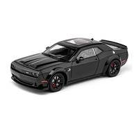 NSJGCQREL Fundición a presión 1:24 para Dodge Challenger SRT Hellcat Modelos Coches Aleación Kits Modelos A Escala Puertas Que Se Abren Recuerdos del Vehículo Recuerdo(Black)
