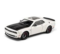 NSJGCQREL Fundición a presión 1:24 para Dodge Challenger SRT Hellcat Modelos Coches Aleación Kits Modelos A Escala Puertas Que Se Abren Recuerdos del Vehículo Recuerdo(White)