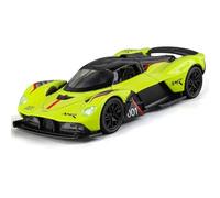 NSJGCQREL Fundición a presión 1/32 para Aston Martin Valkyrie Escala Modelos Coches De Aleación Modelos De Vehículos Realistas Colección Adornos Recuerdos Recuerdo(Green)