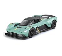 NSJGCQREL Fundición a presión 1/32 para Aston Martin Valkyrie Escala Modelos Coches De Aleación Modelos De Vehículos Realistas Colección Adornos Recuerdos Recuerdo(Blue)