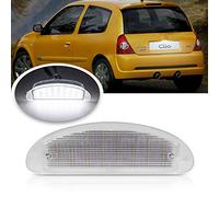 NSLUMO 1X Luz LED para matrícula y número compatible con Ren/ault Twingo I 93-07 Clio MK2 98-06