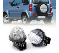 NSLUMO 2 uds luz LED de matrícula para Suzuki Jimmy JB Alto HA camioneta de transporte Grand Vitara Swift Wagon R MC O.pel Agila acceso para coche