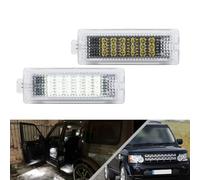 NSLUMO 2X DOOR SILL Lámpara para Land Ro.ver Discovery 3&4 L322 Freelander Ran.ge Ro.ver Sport L320 Lámpara de advertencia Bajo la puerta Lámpara de bienvenida
